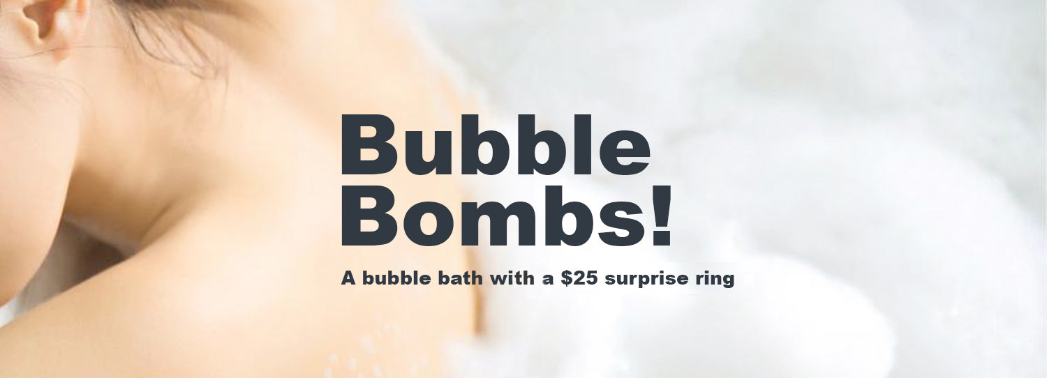 Bubble Bombs The 1st Bubble Bath Bomb with a Ring Gemandi